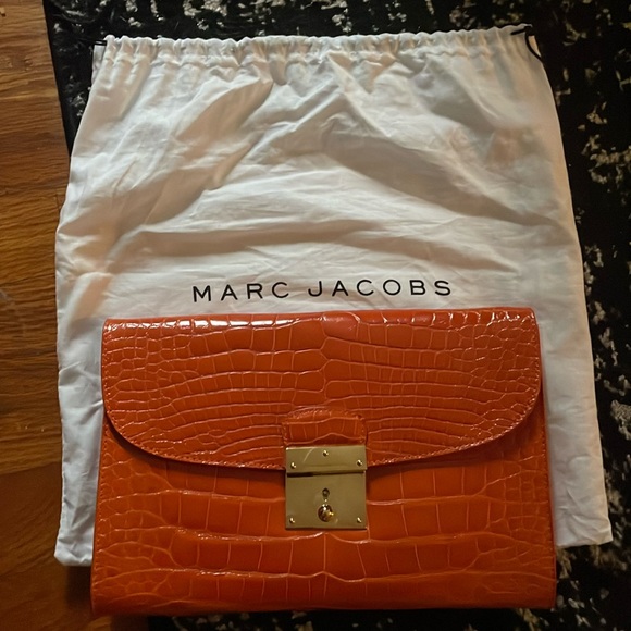 MARC JACOBS Orange Alligator $9K BAG 🧡 - Picture 2 of 12